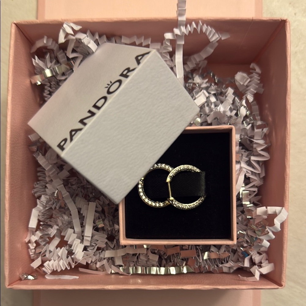 Pandora Silver Hoop Earrings Elegant Design